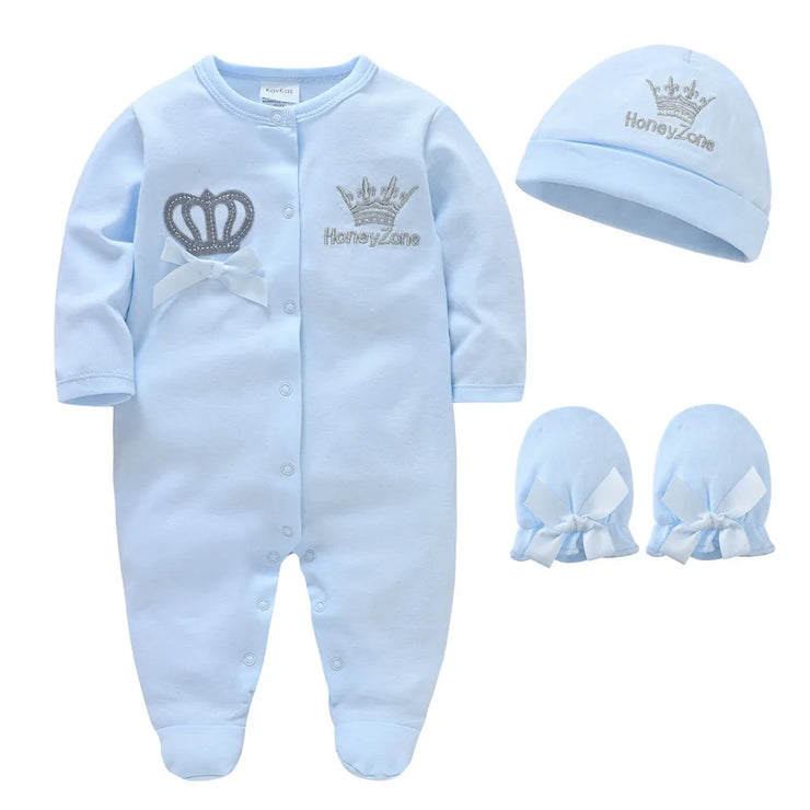 Newborn Baby  Romper Royal Crown