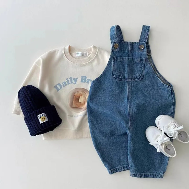 Denim Bear Jumpsuit Sleeveless